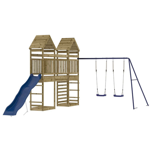 vidaXL Outdoor Playset Impregnated Wood Pine