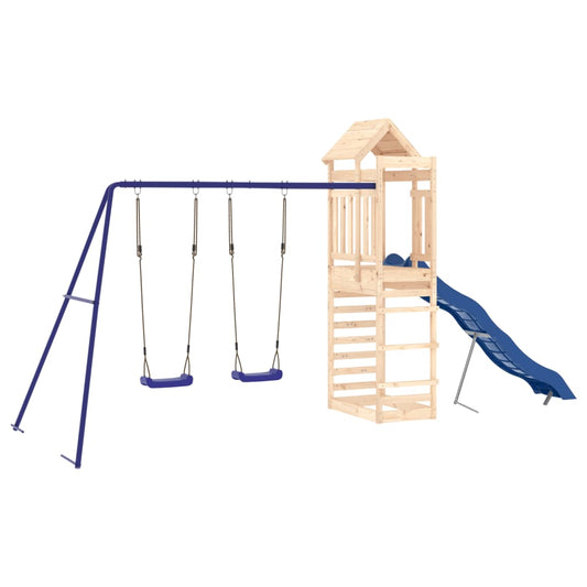 vidaXL Outdoor Playset Solid Wood Pine