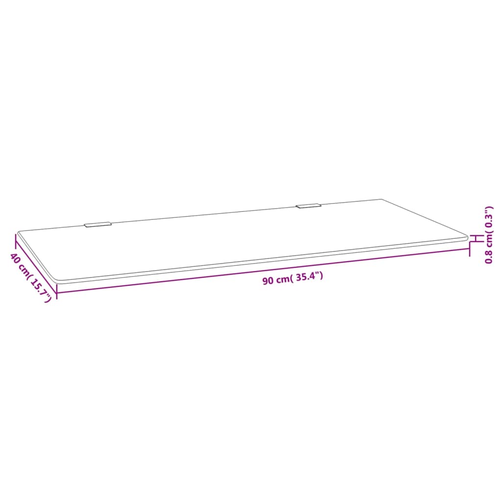 vidaXL Wall-mounted Urinal Privacy Screen Black 90x40cm Tempered Glass