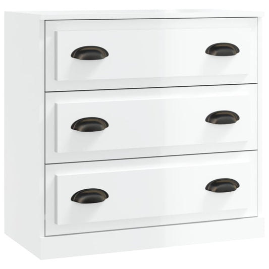 vidaXL Sideboard | High gloss white | Engineered wood | Small | Sideboard