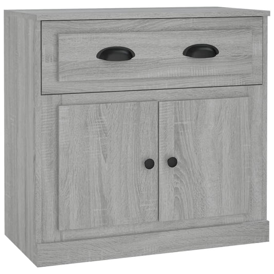vidaXL Sideboard Grey Sonoma 70x35,5x67,5 cm Engineered Wood