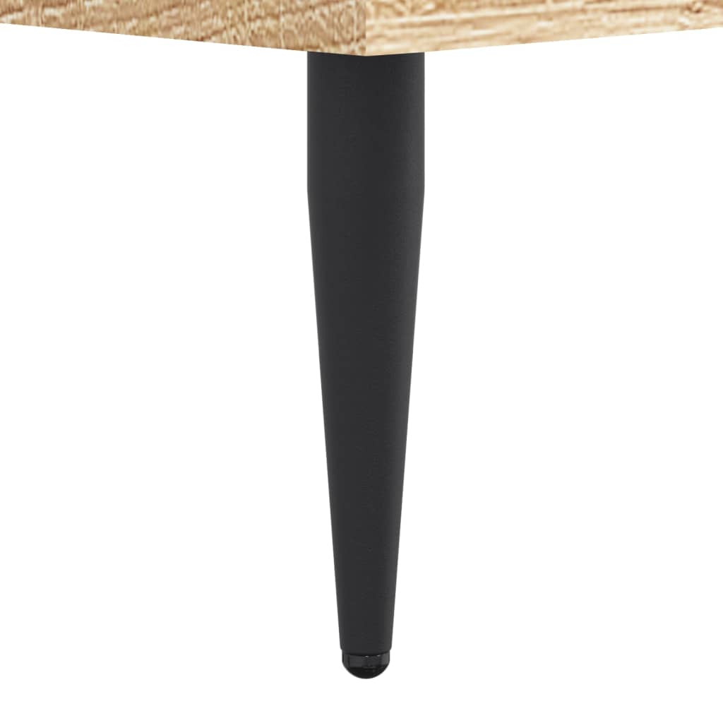 vidaXL Bed Frame without Mattress Sonoma Oak 120x200cm Engineered Wood
