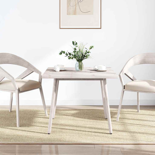 vidaXL Table Top White 70x70x2.5 cm Solid Wood Pine Square