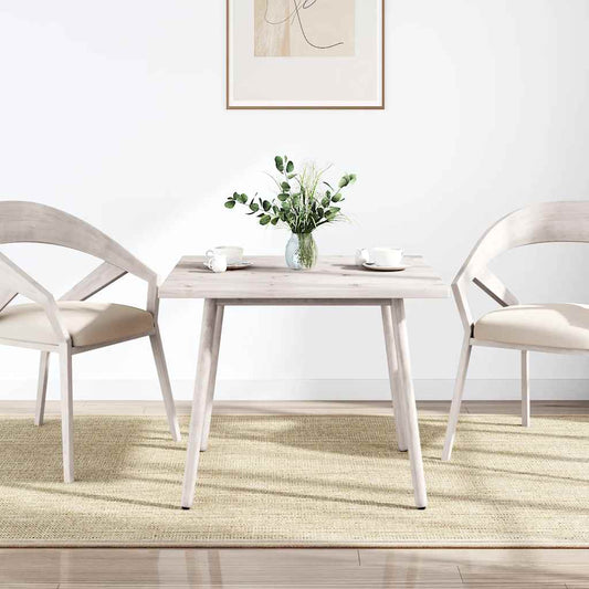 vidaXL Table Top White 90x90x2,5 cm Solid Wood Pine Square