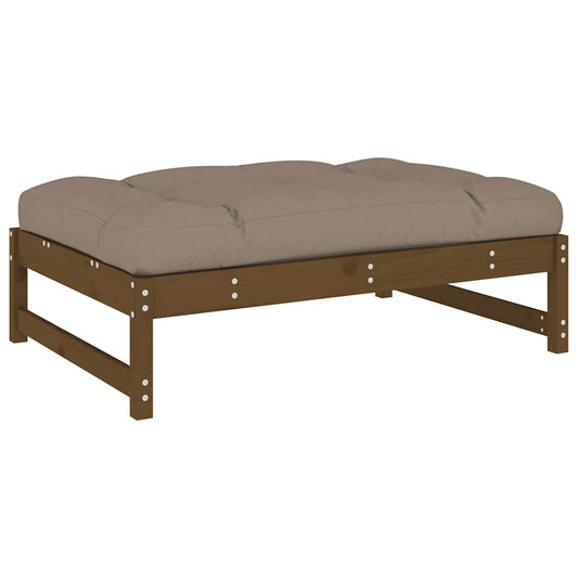 vidaXL Garden Footstool Honey Brown 120x80 cm Solid Wood Pine