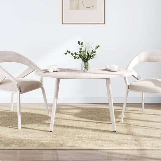 vidaXL Table Top White 100x50x2.5 cm Solid Wood Pine Oval