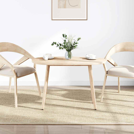 vidaXL Table Top 110x55x2.5 cm Solid Wood Pine Oval