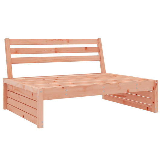 vidaXL Garden Middle Sofa | Natural Wood | Solid Douglas Fir wood | Medium
