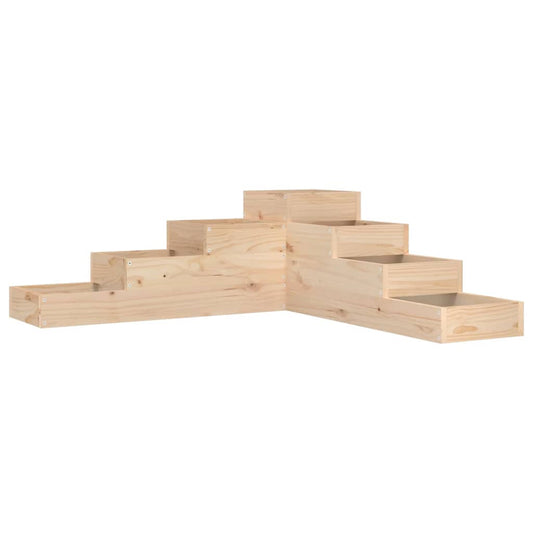 vidaXL Garden Planter 4-Tier 106x104,5x36 cm Solid Wood Pine