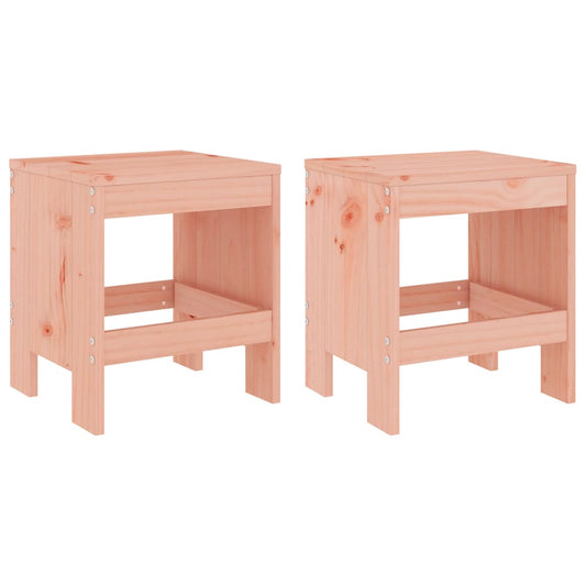 vidaXL Garden Stools 2 pcs 40x36x45 cm Solid Wood Douglas