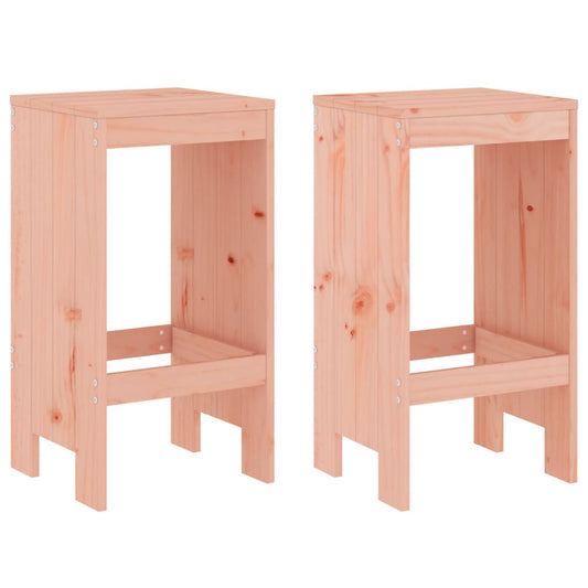 vidaXL Bar Stools 2 pcs 40x36x75 cm Solid Wood Douglas