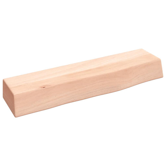 vidaXL Wall Shelf 40x10x6 cm Untreated Solid Wood Oak