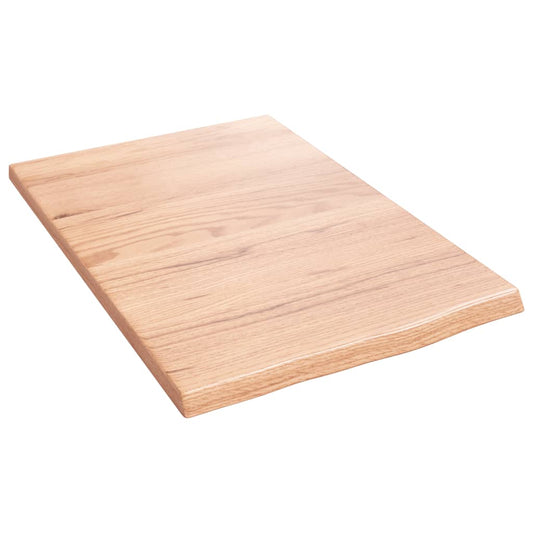 vidaXL Wall Shelf Light Brown 40x60x2 cm Treated Solid Wood Oak