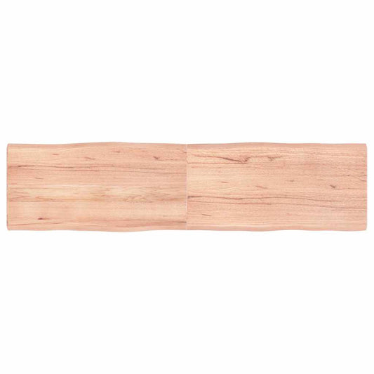 vidaXL Table Top Light Brown 160x40x(2-4) cm Live Edge