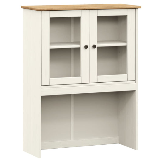 vidaXL Dresser Top "VIGO" White 78x30x100 cm Solid Wood Pine