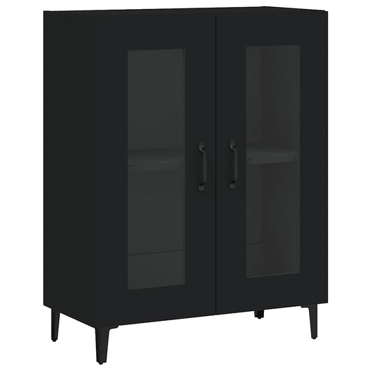 vidaXL Sideboard Black 69,5x34x90 cm Engineered Wood