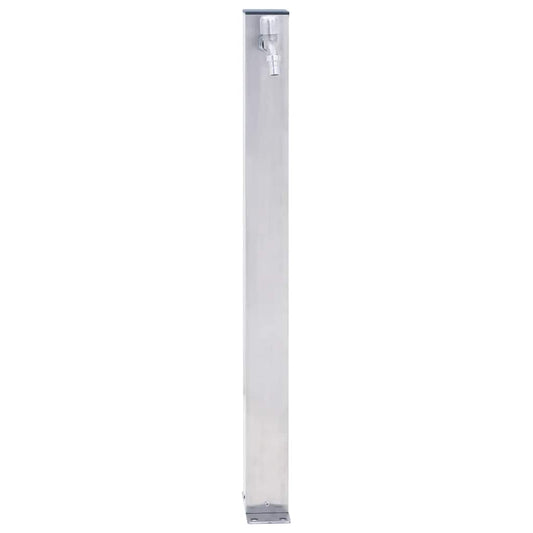 vidaXL Garden Water Column 60 cm Stainless Steel Square
