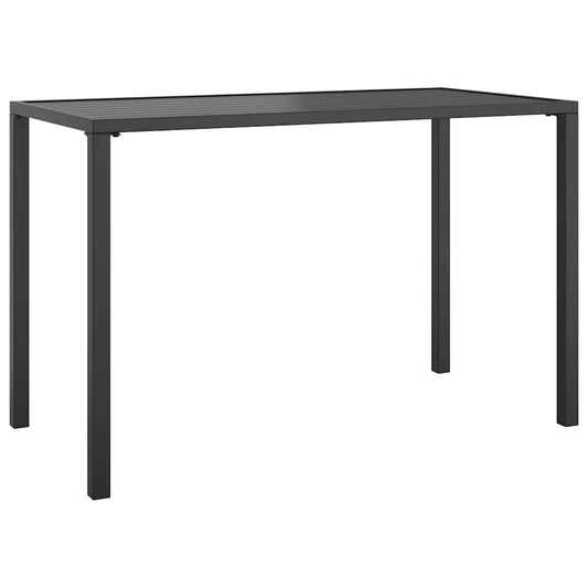 vidaXL Garden Dining Table Anthracite 110x54x70 cm Steel