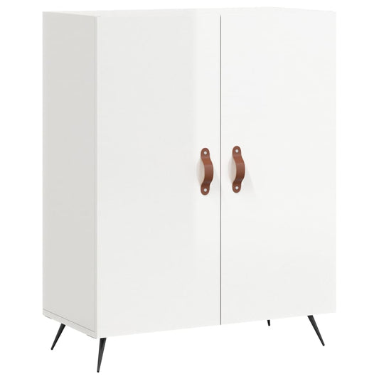vidaXL Sideboard High Gloss White 69,5x34x90 cm Engineered Wood