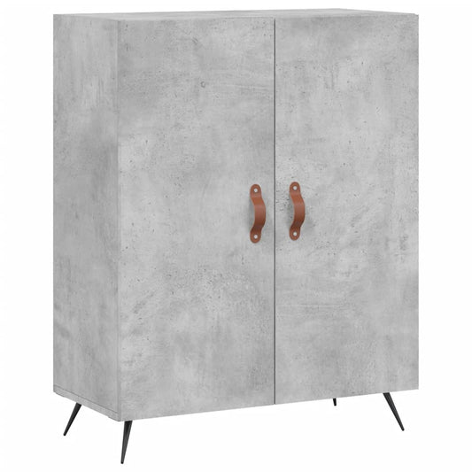 vidaXL Sideboard Concrete Grey 69,5x34x90 cm Engineered Wood
