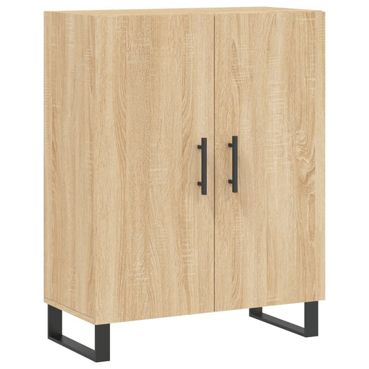 vidaXL Sideboard Sonoma Oak 69,5x34x90 cm Engineered Wood