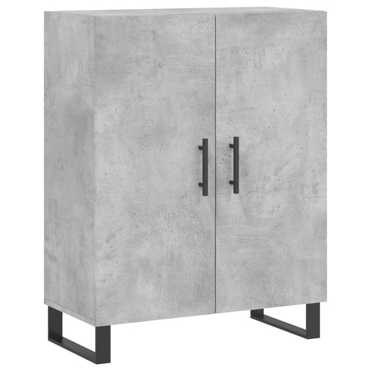 vidaXL Sideboard Concrete Grey 69,5x34x90 cm Engineered Wood