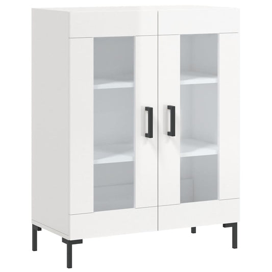 vidaXL Sideboard High Gloss White 69,5x34x90 cm Engineered Wood