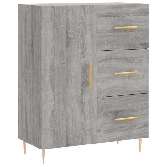 vidaXL Sideboard Grey Sonoma 69,5x34x90 cm Engineered Wood