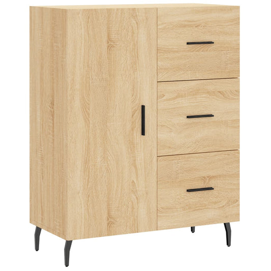 vidaXL Sideboard Sonoma Oak 69,5x34x90 cm Engineered Wood