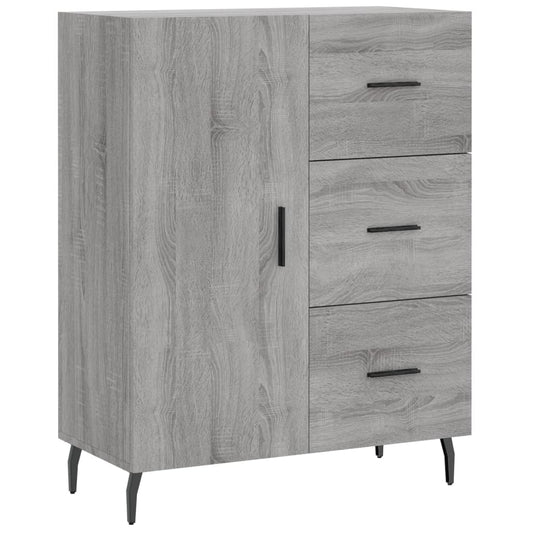 vidaXL Sideboard Grey Sonoma 69,5x34x90 cm Engineered Wood
