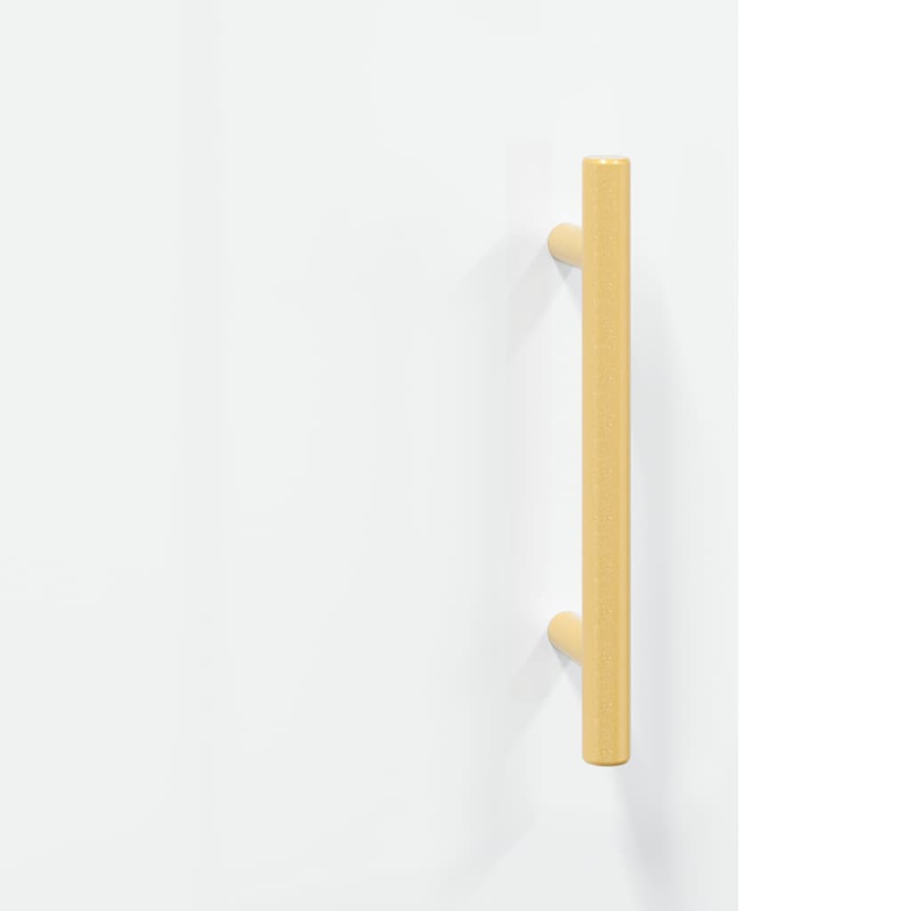 vidaXL Sideboard High Gloss White 69.5x34x90 cm Engineered Wood
