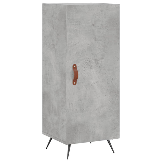 vidaXL Sideboard Concrete Grey 34,5x34x90 cm Engineered Wood