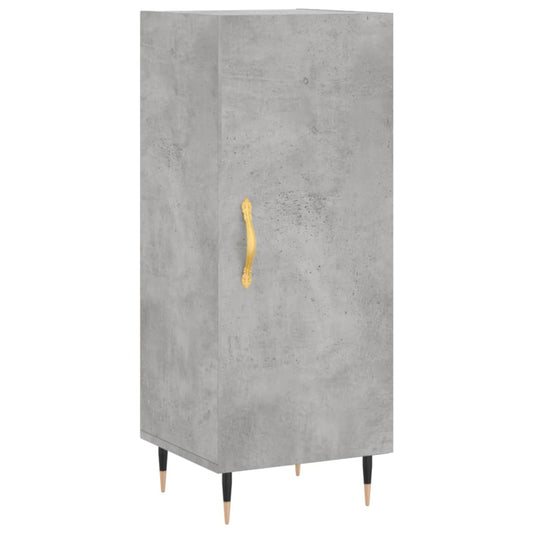 vidaXL Sideboard Concrete Grey 34,5x34x90 cm Engineered Wood