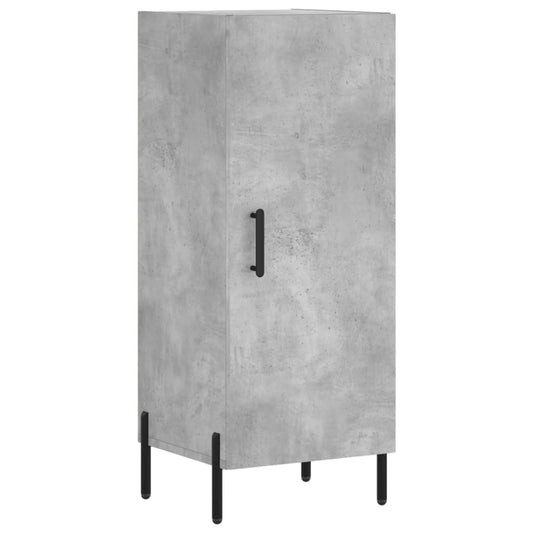 vidaXL Sideboard Concrete Grey 34,5x34x90 cm Engineered Wood