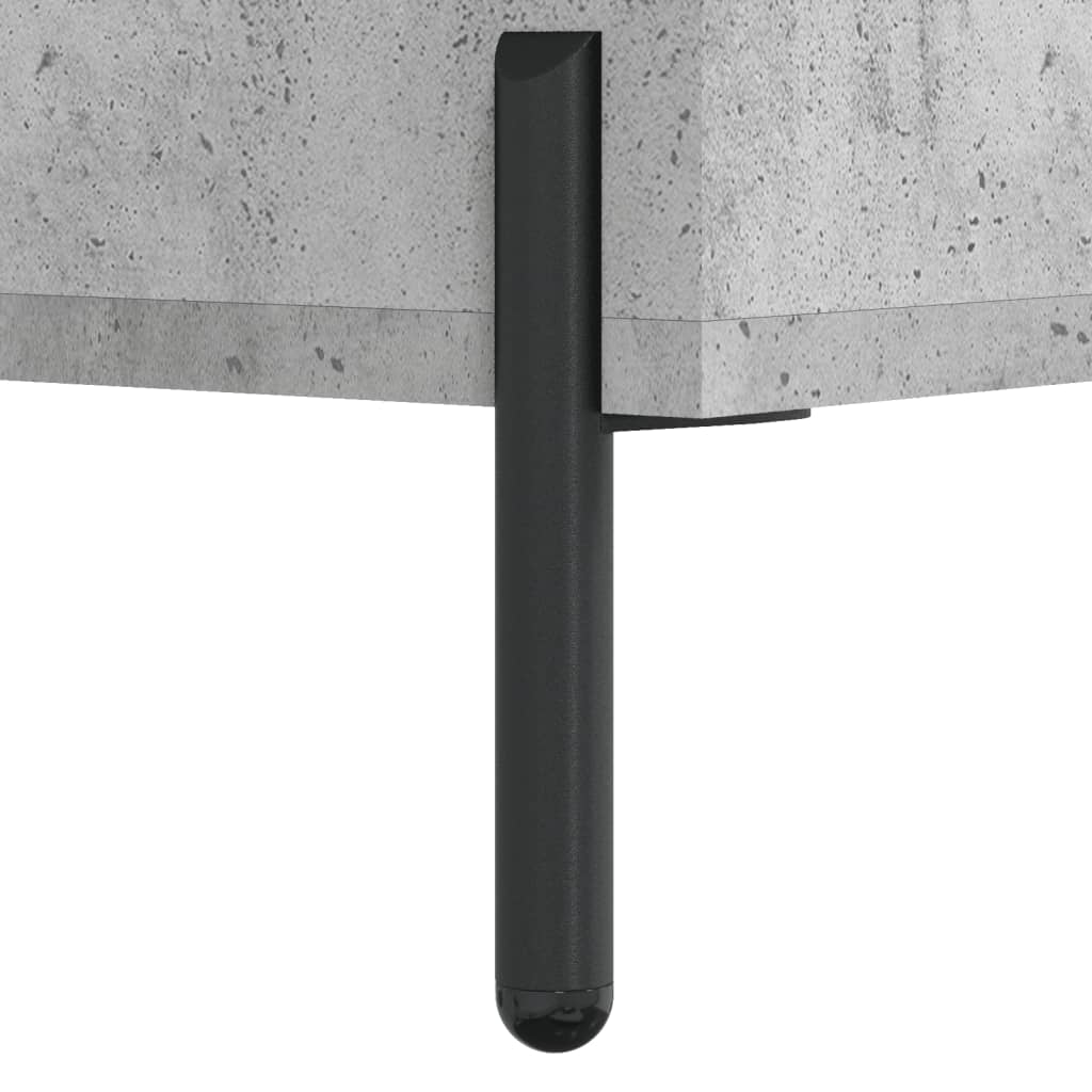 vidaXL Sideboard Concrete Grey 34,5x34x90 cm Engineered Wood