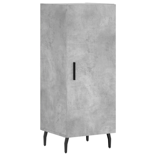 vidaXL Sideboard Concrete Grey 34,5x34x90 cm Engineered Wood