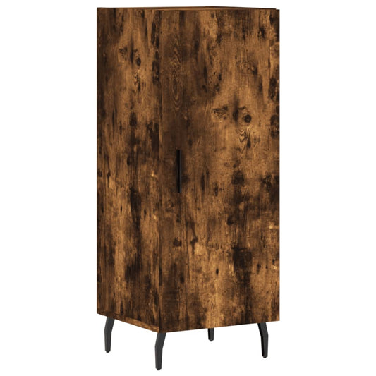 vidaXL Sideboard Smoked Oak 34,5x34x90 cm Engineered Wood