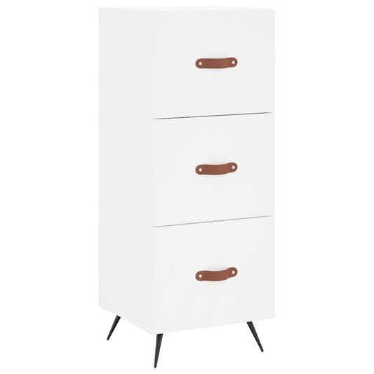 vidaXL Sideboard White 34,5x34x90 cm Engineered Wood