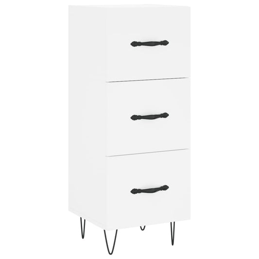 vidaXL Sideboard White 34,5x34x90 cm Engineered Wood