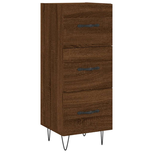 vidaXL Sideboard Brown Oak 34,5x34x90 cm Engineered Wood