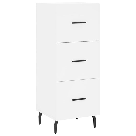 vidaXL Sideboard White 34,5x34x90 cm Engineered Wood