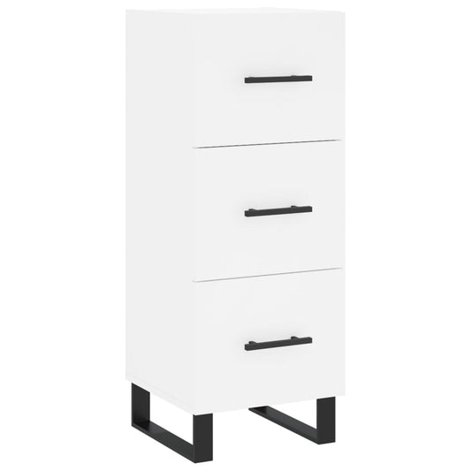 vidaXL Sideboard White 34,5x34x90 cm Engineered Wood