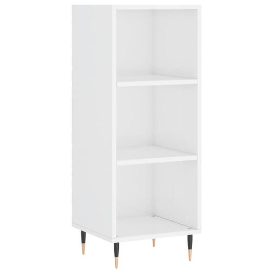 vidaXL Sideboard High Gloss White 34,5x32,5x90 cm Engineered Wood