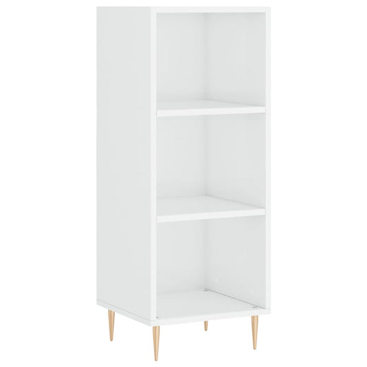 vidaXL Sideboard High Gloss White 34,5x32,5x90 cm Engineered Wood