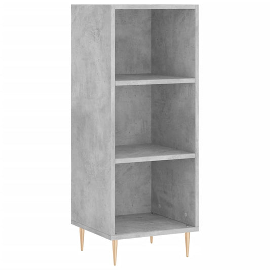 vidaXL Sideboard Concrete Grey 34,5x32,5x90 cm Engineered Wood