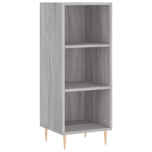 vidaXL Sideboard Grey Sonoma 34,5x32,5x90 cm Engineered Wood