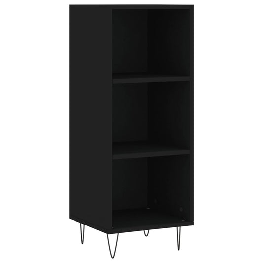 vidaXL Sideboard Black 34.5x32.5x90 cm Engineered Wood