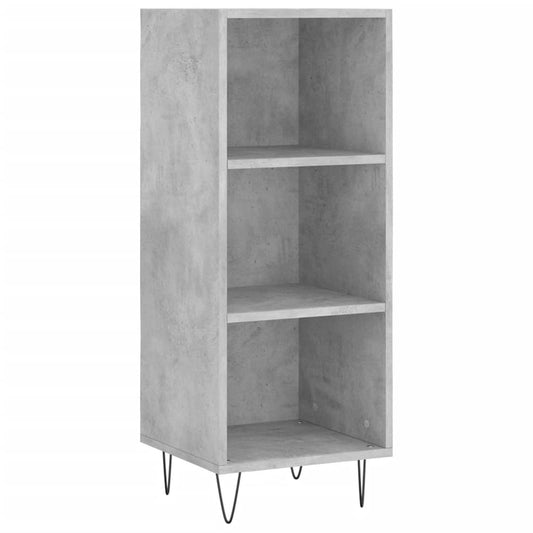 vidaXL Sideboard Concrete Grey 34,5x32,5x90 cm Engineered Wood