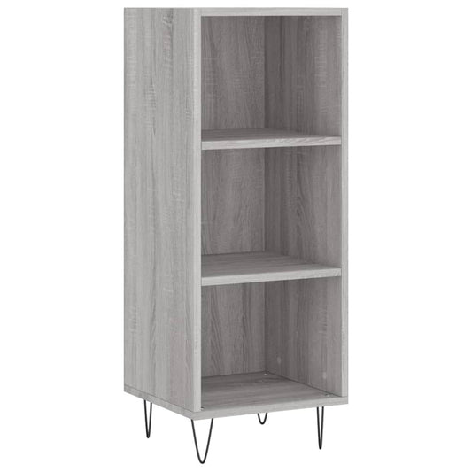 vidaXL Sideboard Grey Sonoma 34,5x32,5x90 cm Engineered Wood