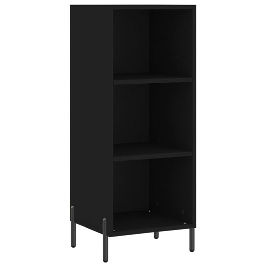 vidaXL Sideboard Black 34,5x32,5x90 cm Engineered Wood